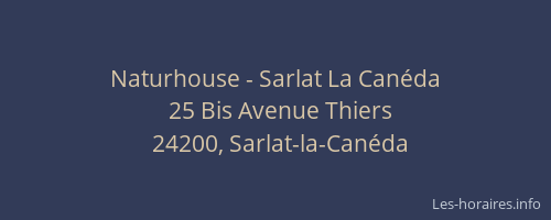Naturhouse - Sarlat La Canéda
