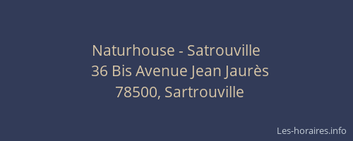 Naturhouse - Satrouville