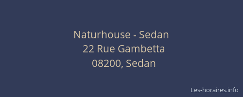 Naturhouse - Sedan