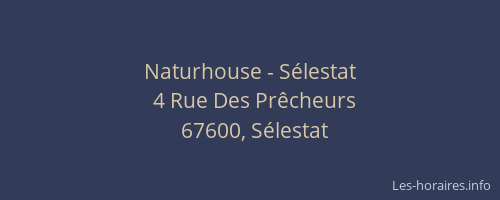 Naturhouse - Sélestat