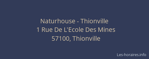 Naturhouse - Thionville