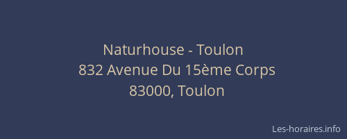 Naturhouse - Toulon