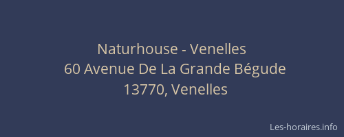 Naturhouse - Venelles
