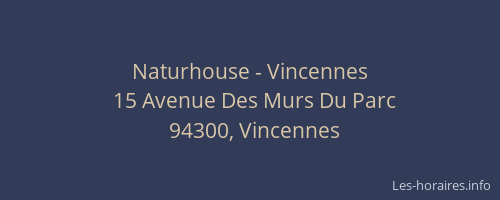 Naturhouse - Vincennes
