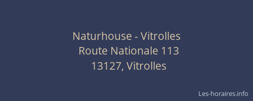 Naturhouse - Vitrolles