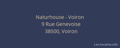 Naturhouse - Voiron