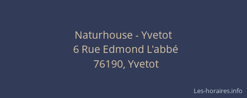 Naturhouse - Yvetot