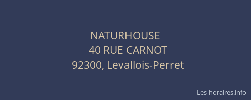 NATURHOUSE