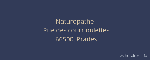Naturopathe