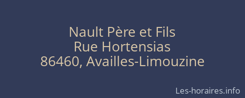 Nault Père et Fils