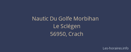 Nautic Du Golfe Morbihan