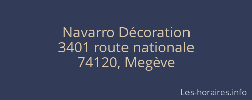 Navarro Décoration