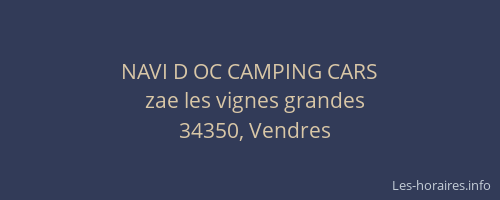 NAVI D OC CAMPING CARS