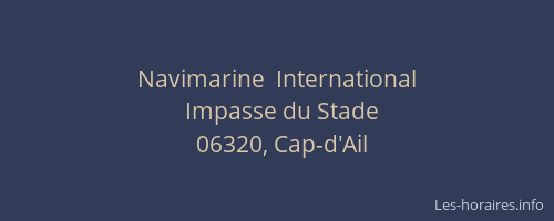 Navimarine  International