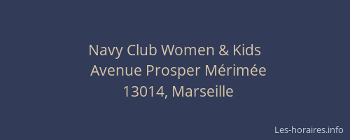 Navy Club Women & Kids
