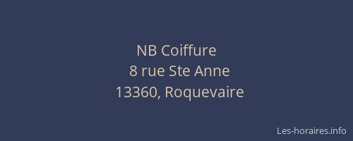 NB Coiffure