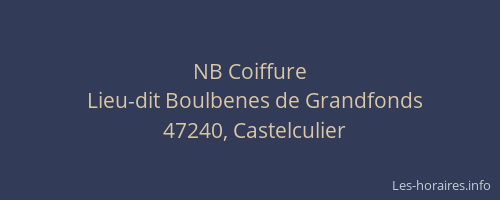 NB Coiffure