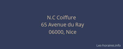 N.C Coiffure