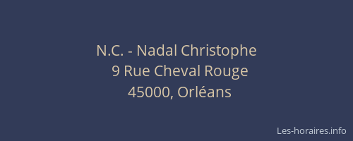 N.C. - Nadal Christophe