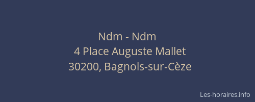 Ndm - Ndm
