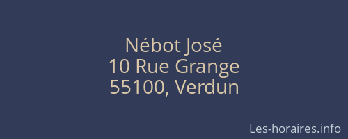 Nébot José