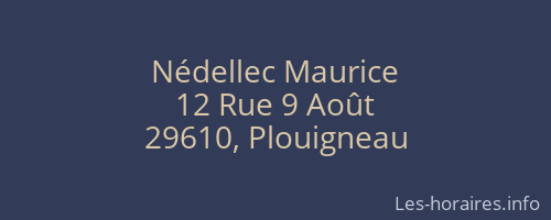 Nédellec Maurice