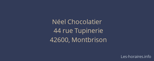 Néel Chocolatier