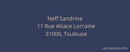 Neff Sandrine