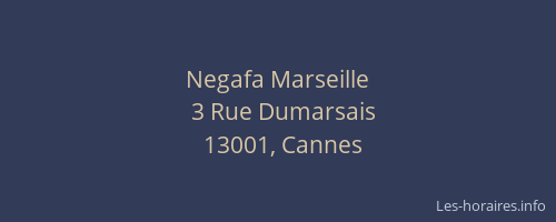 Negafa Marseille