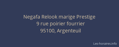 Negafa Relook marige Prestige