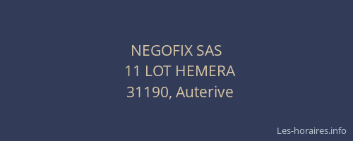 NEGOFIX SAS