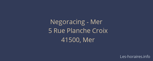 Negoracing - Mer