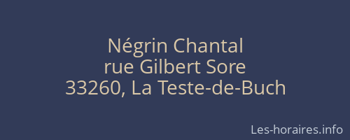 Négrin Chantal