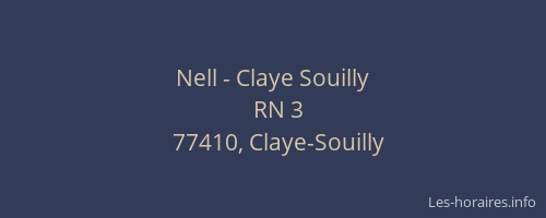 Nell - Claye Souilly