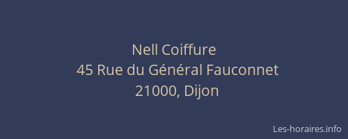 Nell Coiffure