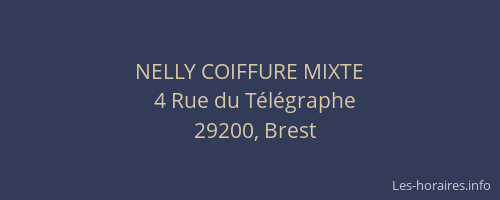 NELLY COIFFURE MIXTE