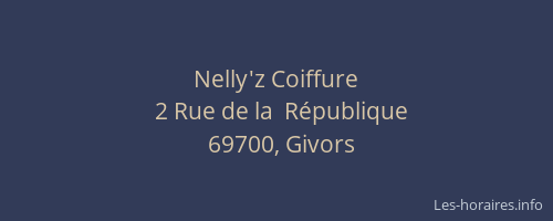 Nelly'z Coiffure