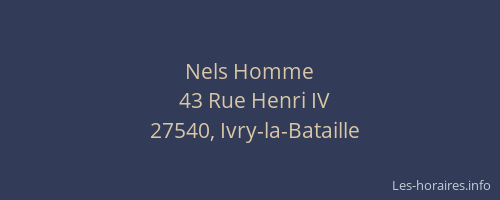 Nels Homme