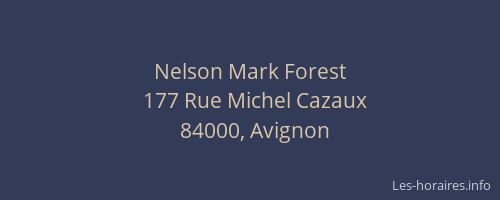 Nelson Mark Forest