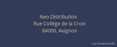 Neo Distribution