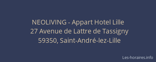 NEOLIVING - Appart Hotel Lille