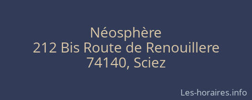 Néosphère