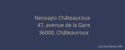 Neovapo Châteauroux