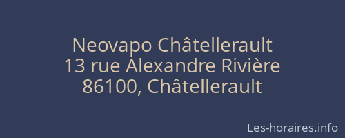 Neovapo Châtellerault
