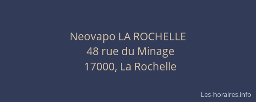 Neovapo LA ROCHELLE