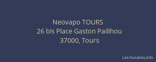 Neovapo TOURS