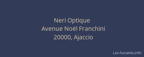 Neri Optique