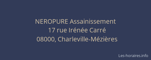 NEROPURE Assainissement