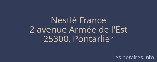 Nestlé France