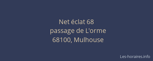 Net éclat 68